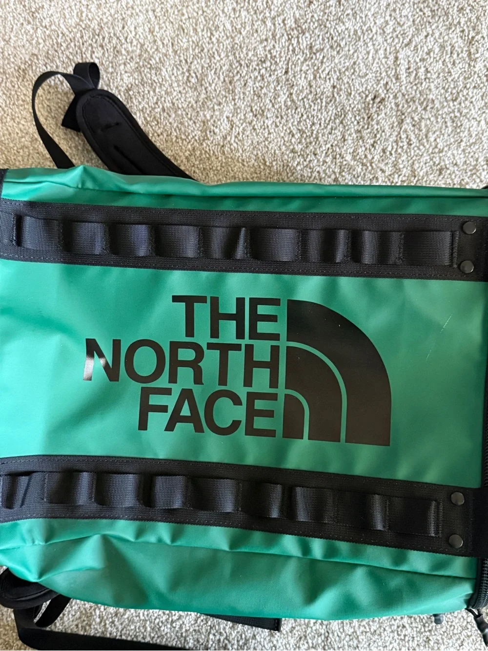 The North Face Fuse Box Men Bag Green  and Black (NWOT)